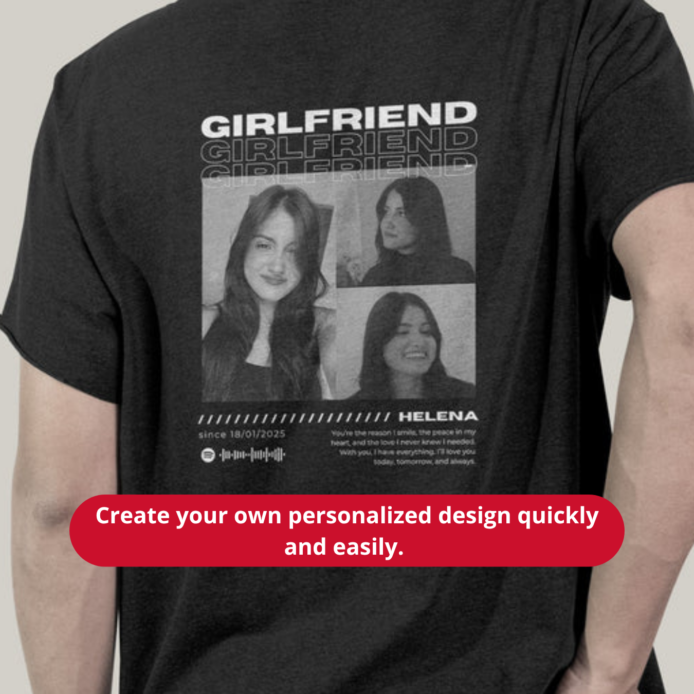 Custom T-shirt "Girlfriend"